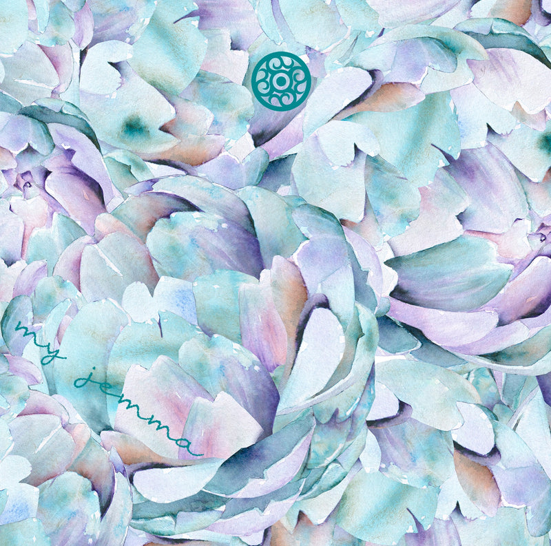 Sports Bra in Artichoke print