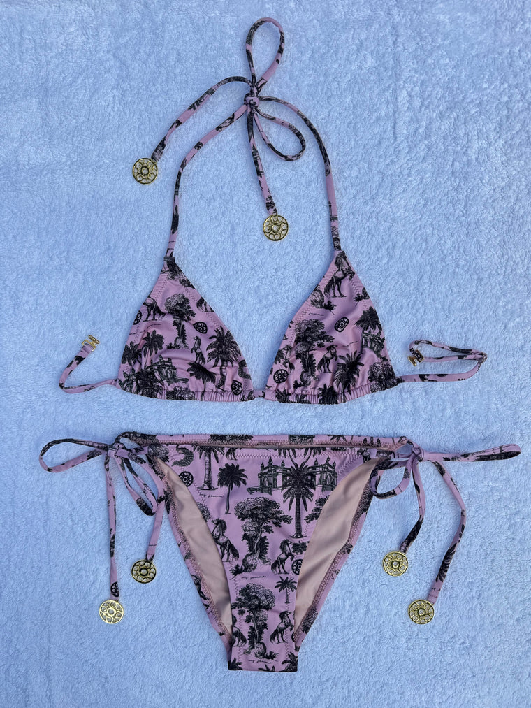 Bikini Bianca in Pink Horse prints