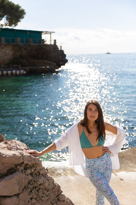 Leggings Maddy in Artichoke print