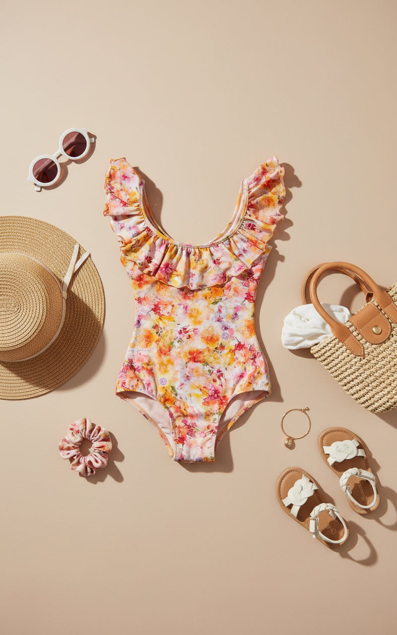 Mini Swimsuit in Floral prints