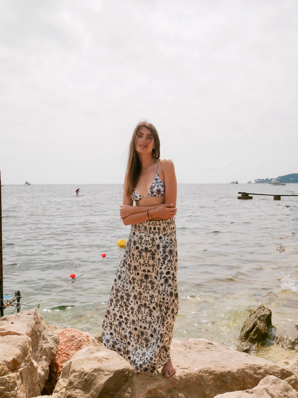 Skirt Charlie in White Horse prints