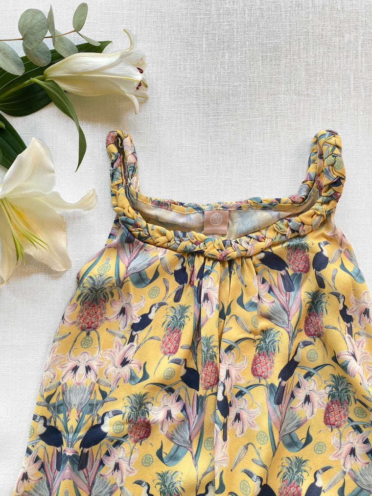 Mini Sundress in Toucan Yellow